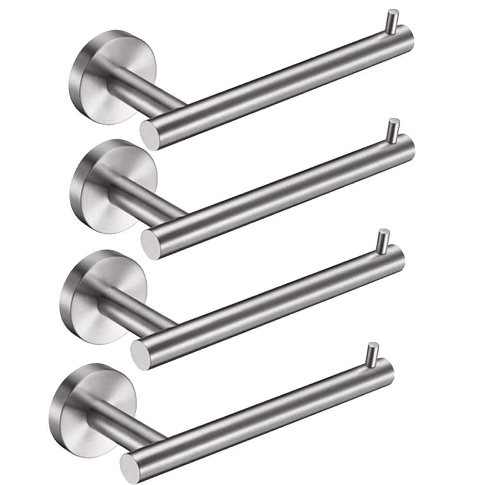 Brushed Nickel Stainless Steel Wall Mounted Toilet Paper Holder Set