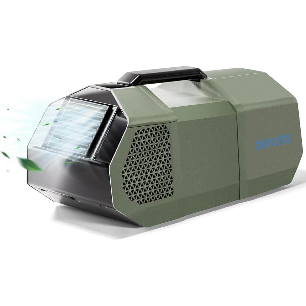 Runesay 1,500 BTU Portable Air Conditioner Cools 50 Sq. Ft. with Fan Mode and Dehumidifier with Remote in Green