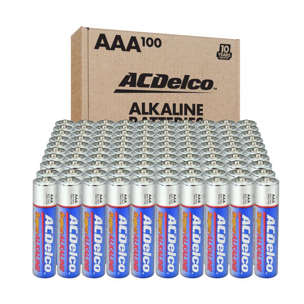 ACDelco Super Alkaline AAA Batteries - 100 count