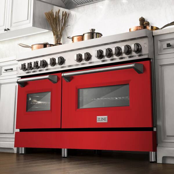 カロ６０ ZLINE Kitchen and Bath 60 in. 9-Burner Double Oven Dual Fuel Range