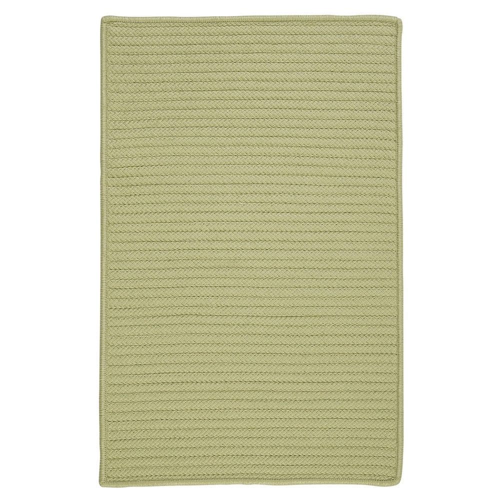 Simply Home Celery 6 ft. x 9 ft. Solid Indoor/Outdoor Area Rug