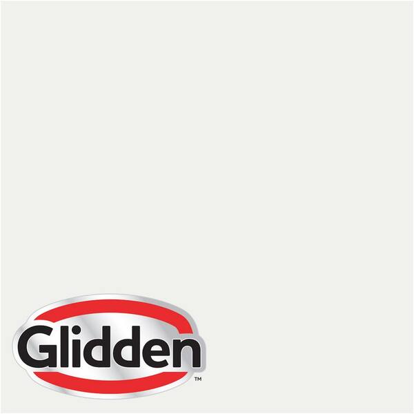 Glidden Premium 5 gal. #HDGY56 White On White Satin Interior Paint with Primer