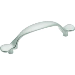 Conquest 3 in. Center-to-Center Satin Nickel Cabinet Pull
