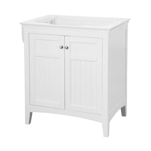 Pegasus Carrabelle 30 in. Vanity Cabinet Only in White
