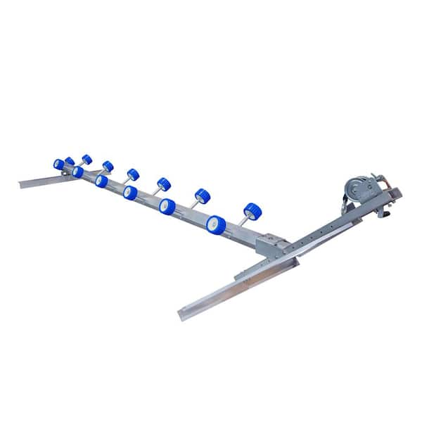 Tommy Docks 14 ft. L x 4 ft. W x 50 in. H 1200 lb.-Load Simple Shore PWC Ramp with Rollers, Aluminum and Steel Jet Ski Docking Ramp