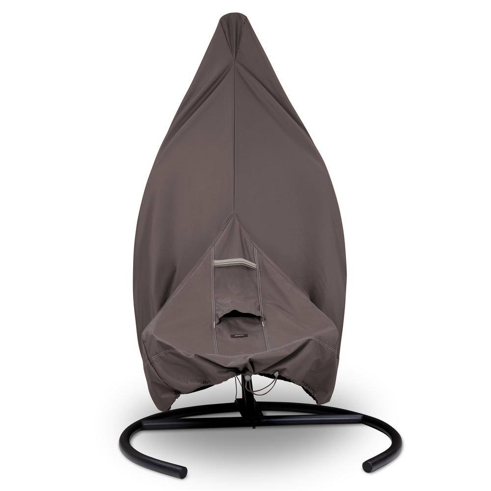Dark Taupe Water-Resistant Hanging Chaise Lounge Cover