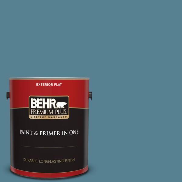 BEHR PREMIUM PLUS 1 gal. S4705 Blueprint Flat Exterior
