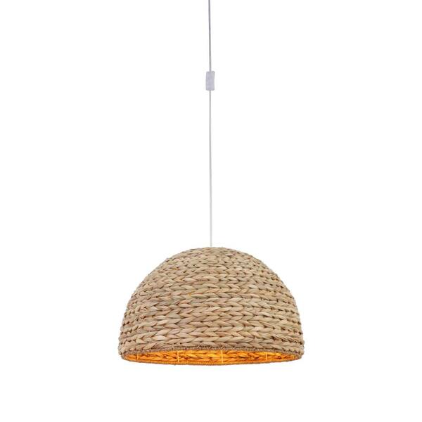 CRAFTMADE Swag Pendants 60-Watt 1-Light Natural Finish Damp Rated 