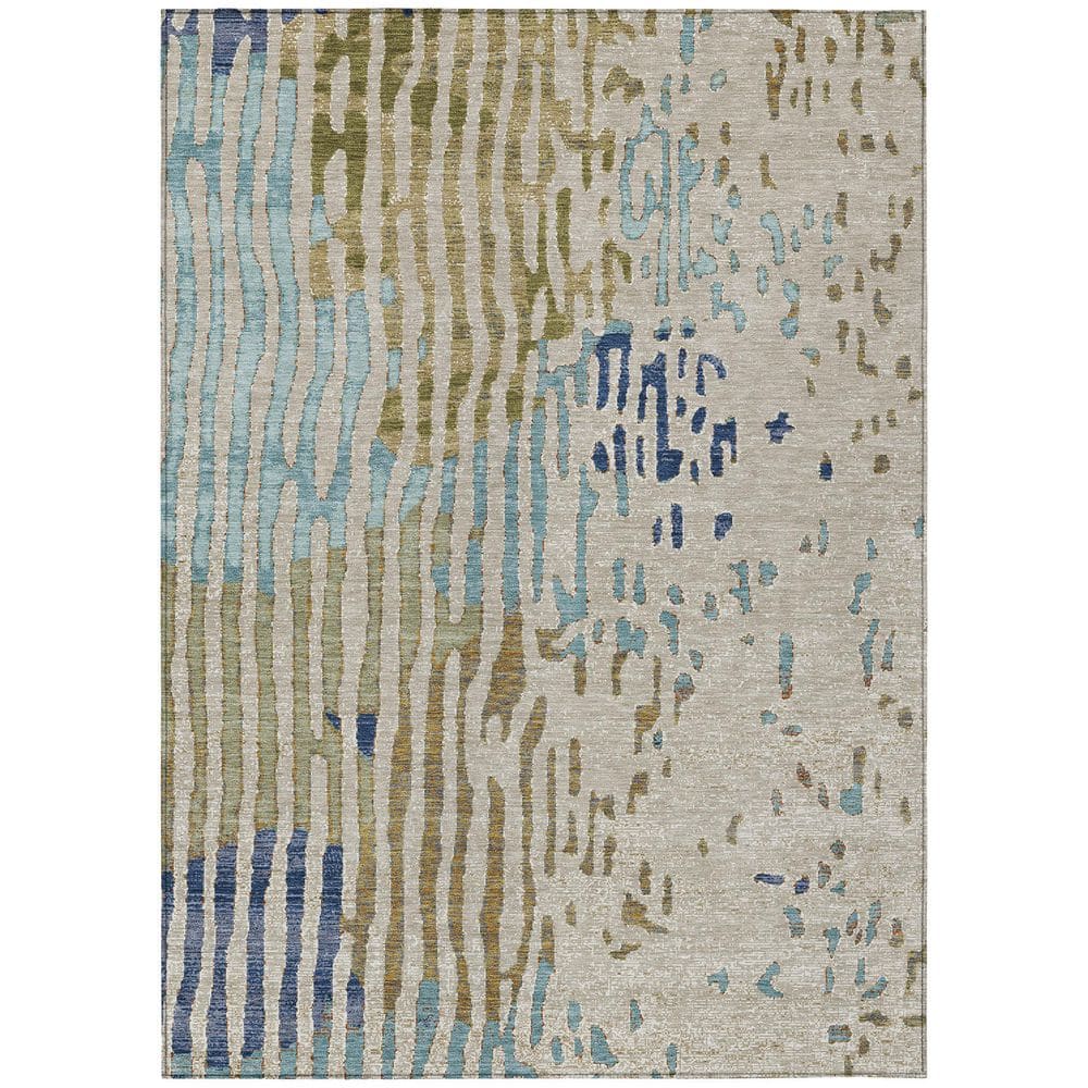 Chantille Machine Washable Indoor/Outdoor Abstract ACN3002 Beige 9 ft. x 12 ft. Area Rug price history on PriceWatchPro