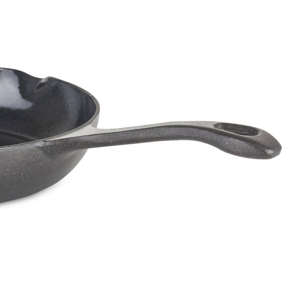 Black Enameled Cast Iron Multi-Use Chef's Pan