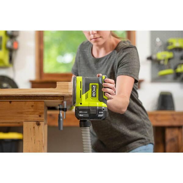 ONE+ 18V Cordless 5 in. Random Orbit Sander Kit with 4.0 Ah Battery and  Charger