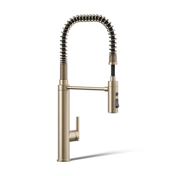 Purist Single-Handle Standard Kitchen Faucet in Vibrant Brushed Bronze