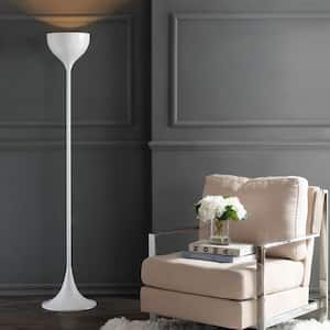 Joyce 69.5 in. White Metal LED Floor Lamp