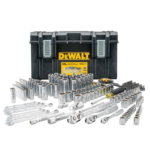 DEWALT Mechanics Tool Set 226 Piece with TOUGHSYSTEM 22 in