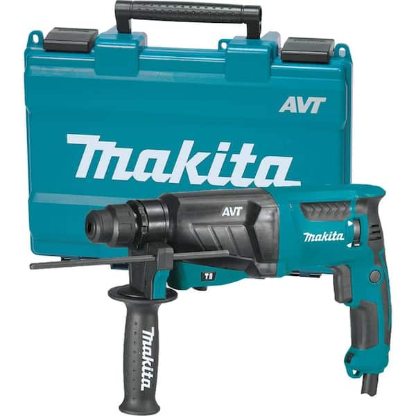 Makita 7 Amp 1 in. Corded SDS-Plus Concrete/Masonry AVT (Anti-Vibration Technology) Rotary Hammer Drill w/ Side Handle and Case