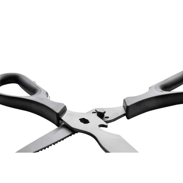 JoyJolt Heavy-Duty 9.5 in. Grey Multi-Purpose Stainless Steel Kitchen  Scissors Poultry Shears JKT15112 - The Home Depot