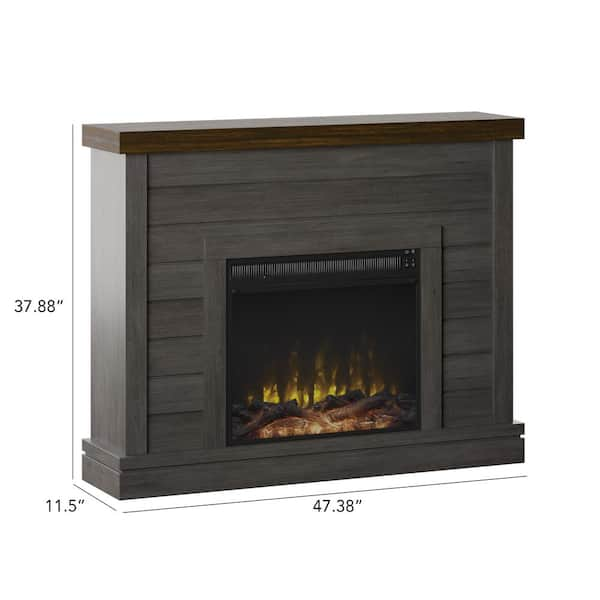 Real Flame Crawford 47-inch Slim-Line Electric Fireplace in White