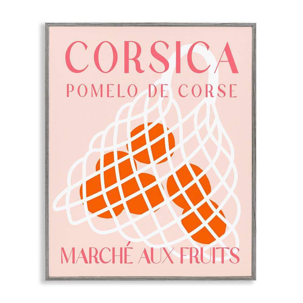 Modern Apple Fruit Market by Daphne Polselli Gray Framed Food Giclee Art Print 30 in. x 24 in. price history on PriceWatchPro