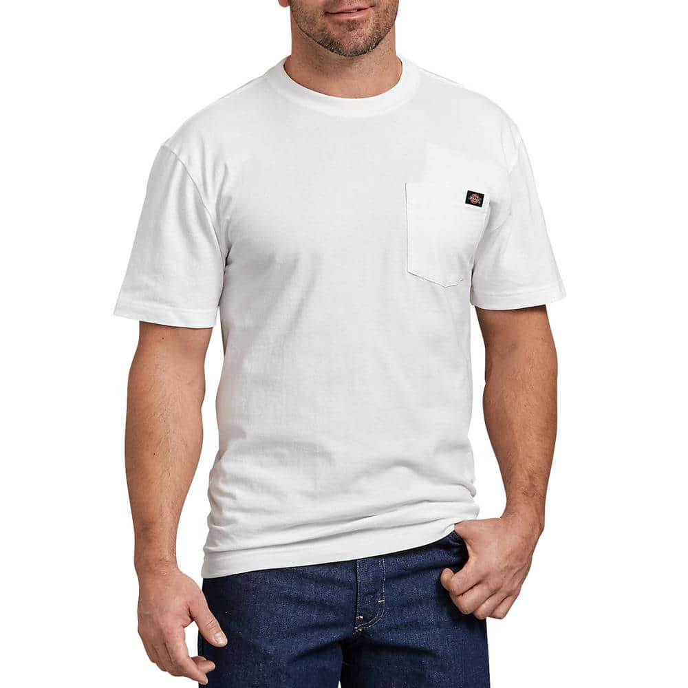 sig selv matematiker hældning Dickies Men's Short Sleeve Heavyweight T-Shirt WS450WHXL - The Home Depot