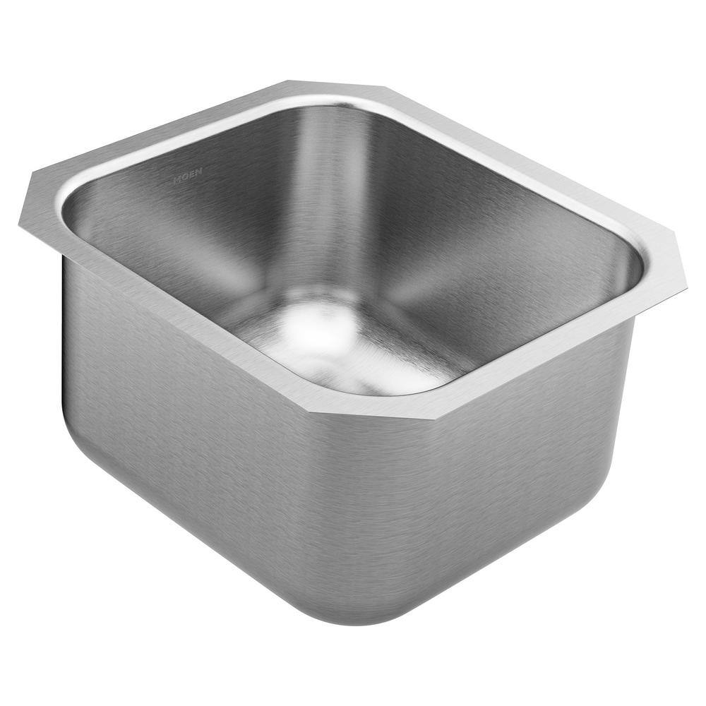 Satin Stainless Steel Undermount Single Bowl Kitchen Sink