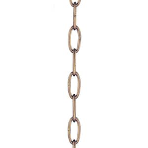 3 ft. Vintage Gold Leaf Heavy-Duty Decorative Chain