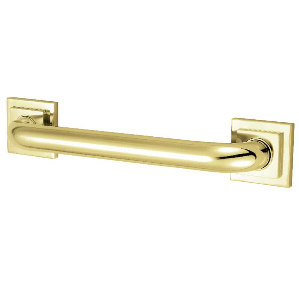 Kingston Brass Claremont 24 In X 1 14 In Grab Bar In Polished Brass Hdr614242 The Home Depot 7723