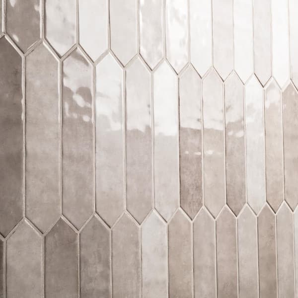MSI Lakeview Sterling Picket 2.5 in. x 13 in. Glossy Ceramic Wall