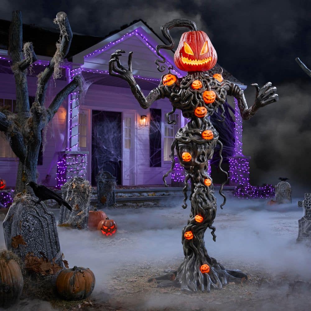 Reviews for Home Accents Holiday 6.5 FT Wicked Woods LED Pumpkin