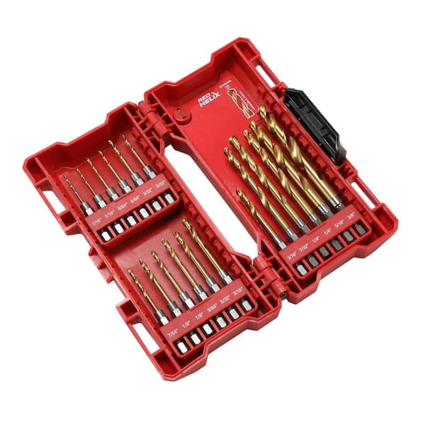 Milwaukee - SHOCKWAVE IMPACT DUTY Titanium Drill Bit Set (18-Piece)