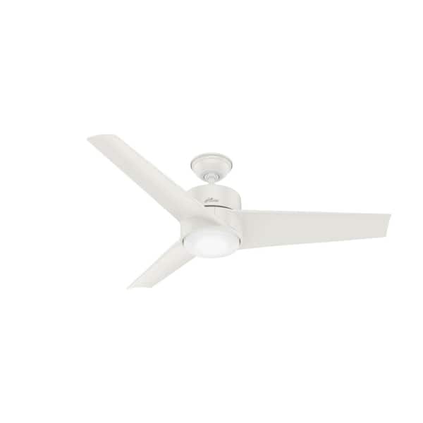 Hunter Havoc 54 In Led Indoor Outdoor, Hunter White Outdoor Ceiling Fan With Light