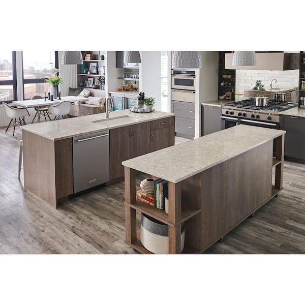 VIATERA 3 in. x 3 in. Quartz Countertop Sample in Aria LG M003 VT