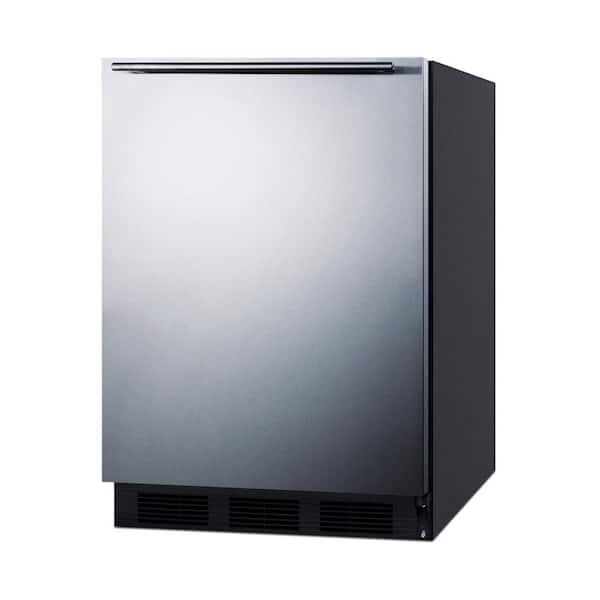 Summit Appliance 5.1 cu. ft. Mini Refrigerator in Stainless Steel with  Freezer CT663BKBISSHH - The Home Depot