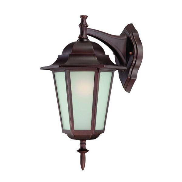 Acclaim Lighting Camelot Collection 1-Light Architectural Bronze Outdoor Wall-Mount Light Fixture