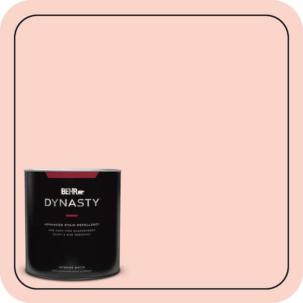 BEHR DYNASTY 1 qt. #P180-1 Deco Shell Matte Interior Stain-Blocking Paint & Primer