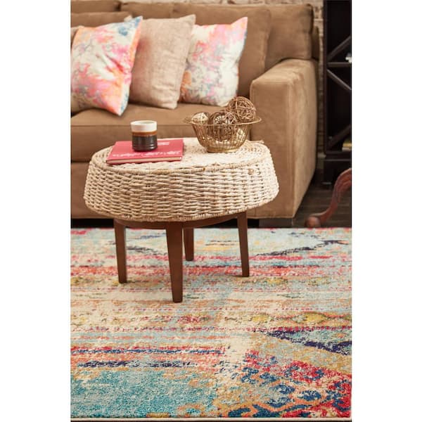 Unique Loom Yosemite Sedona Rug Multi/Blue 2' 2 x 6' 9 Runner