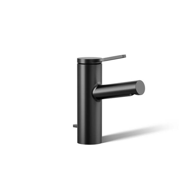 KOHLER Elate Single Handle Single Hole Bathroom Faucet in Matte Black
