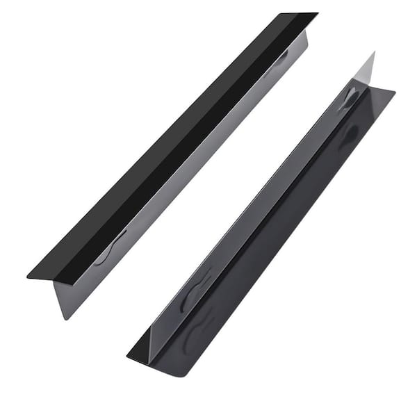 2-Pack Stainless Steel Stove Gap Covers for Stove and Counter, Heat Resistant, Adjustable Length 13.8 in. to 27.5 in.