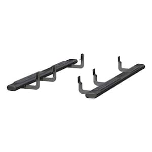 6 x 85-Inch Oval Black Aluminum Nerf Bars, Select Nissan Titan, XD, Armada