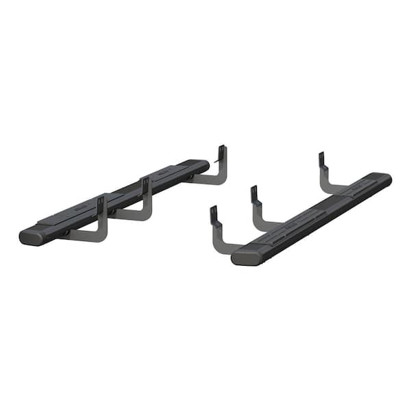 Aries 6 x 85-Inch Oval Black Aluminum Nerf Bars, Select Nissan Titan, XD, Armada