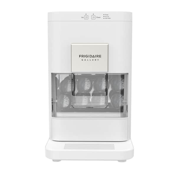 12 in. Wide Artisanal 33 lb Clear Sphere Ice Maker, Touch Control in White