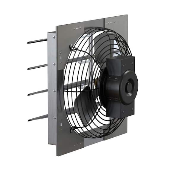 1325 CFM Shutter Exhaust Fan Wall Mounted, 16 in. Propeller