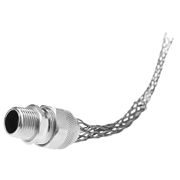 Legrand Pass & Seymour Flexcor Cord Grip Male Straight 1/2 in. Fitting 0.375 in. - 0.500 in. Cable Diameter