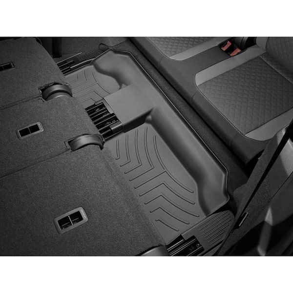 WeatherTech Black Rear FloorLiner/Volkswagen/Tiguan/2018 + 7-passenger Seating Only