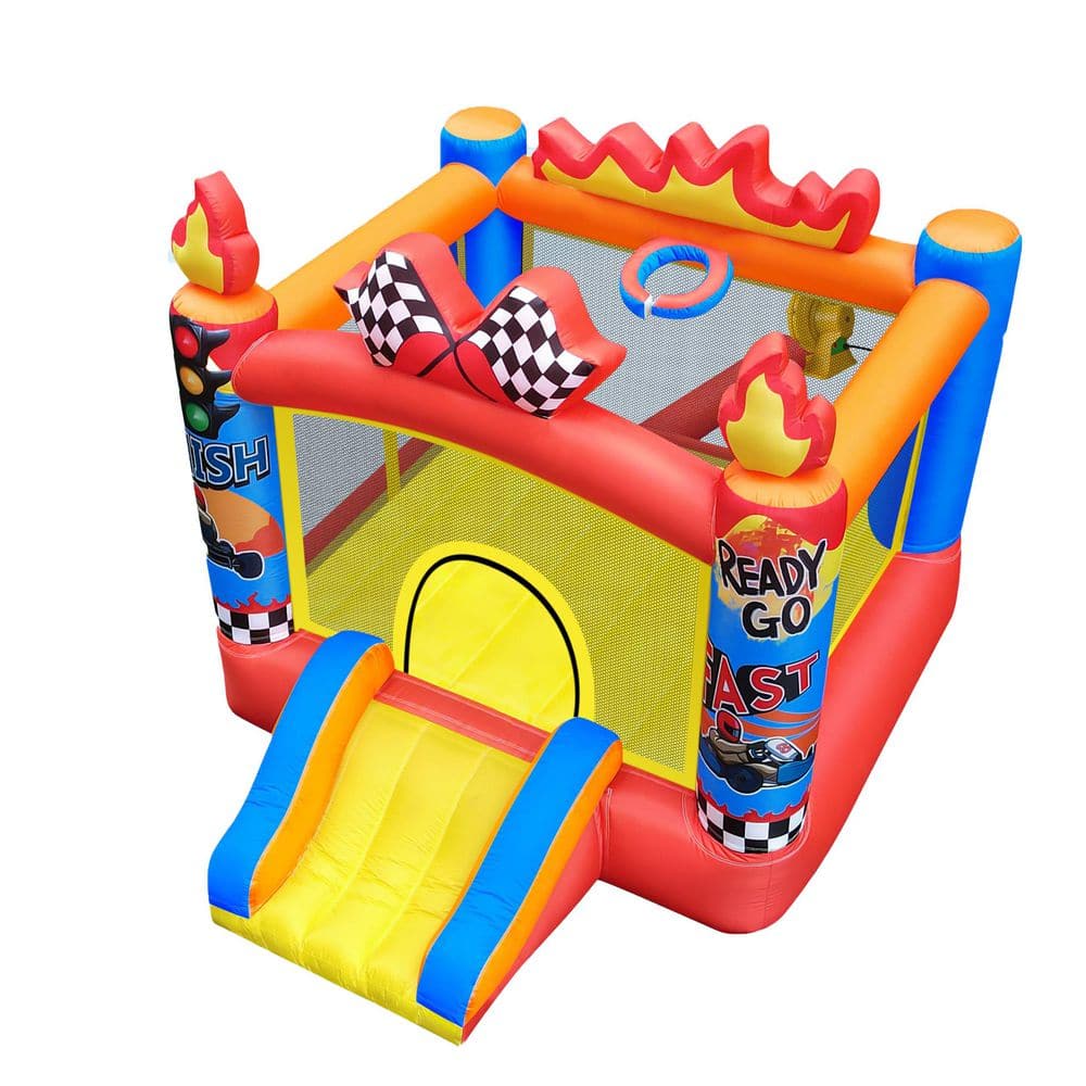 Inflatable Bounce House with Slide 1 Pack Oxford Fabric 370W Blower Indoor Outdoor Use price history on PriceWatchPro