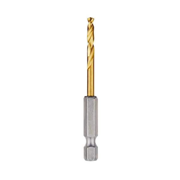 浅井 Milwaukee SHOCKWAVE 9/64 in. Titanium Drill Bit 48-89-4606 - The