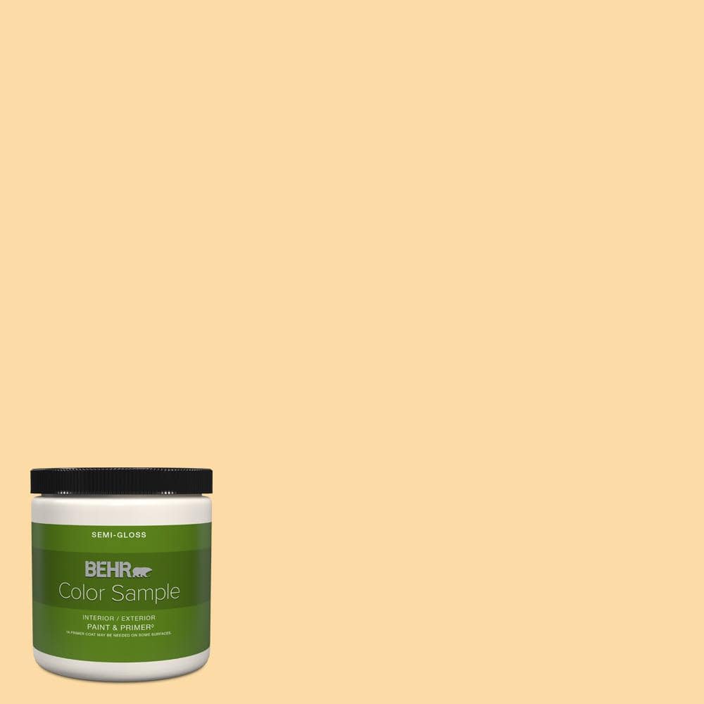 BEHR PREMIUM PLUS 8 oz. M2903 Corn Stalk SemiGloss Interior/Exterior