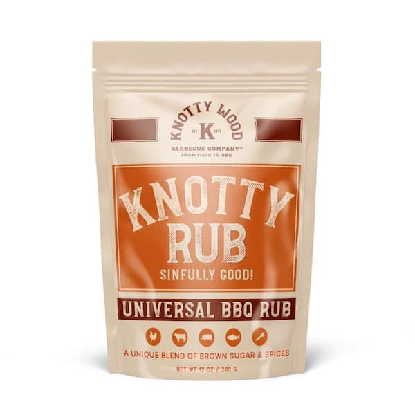 KNOTTY WOOD BARBECUE COMPANY 12 oz. All Purpose Knotty Rub Sinfully Good  KWBBQRUB0008 - The Home Depot