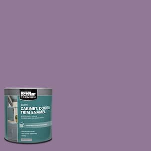 1 qt. #M100-5 Passion Fruit Satin Enamel Interior/Exterior Cabinet, Door & Trim Paint