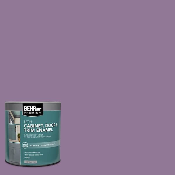 1 qt. #M100-5 Passion Fruit Satin Enamel Interior/Exterior Cabinet, Door & Trim Paint