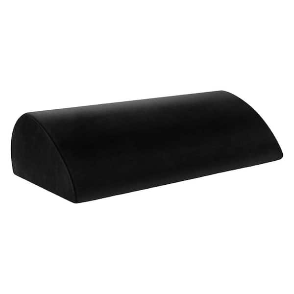 Ergonomic Foot Rest for Under Desk at Work with Soft Foam and Washable Cover, Black Foot Stool for Office, Car, Home Use
